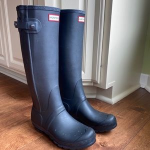 Hunter boots-  black